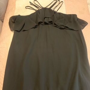 Women’s Ruffle Black Dress